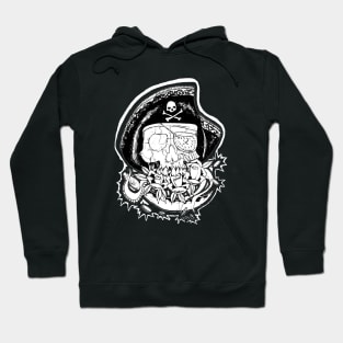 Skeleton Tattoo Alt Pirate Hoodie